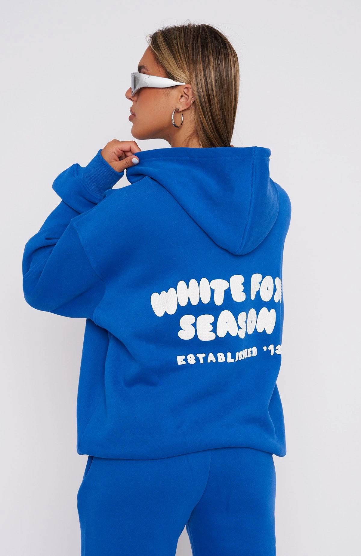 The Main Season Oversized Hoodie Electric Blue 4 The Main Season Oversized Hoodie Electric Blue - Image 4