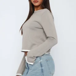 Unique Love Knit Sweater Taupe 7 Unique Love Knit Sweater Taupe -Cheap Vog Unique Store 29.05.2321568