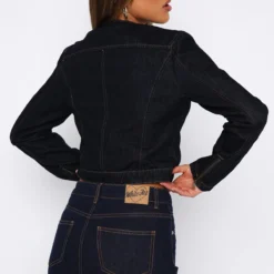 Wherever We Go Denim Jacket Dark Wash -Cheap Vog Unique Store 30.06.2336926