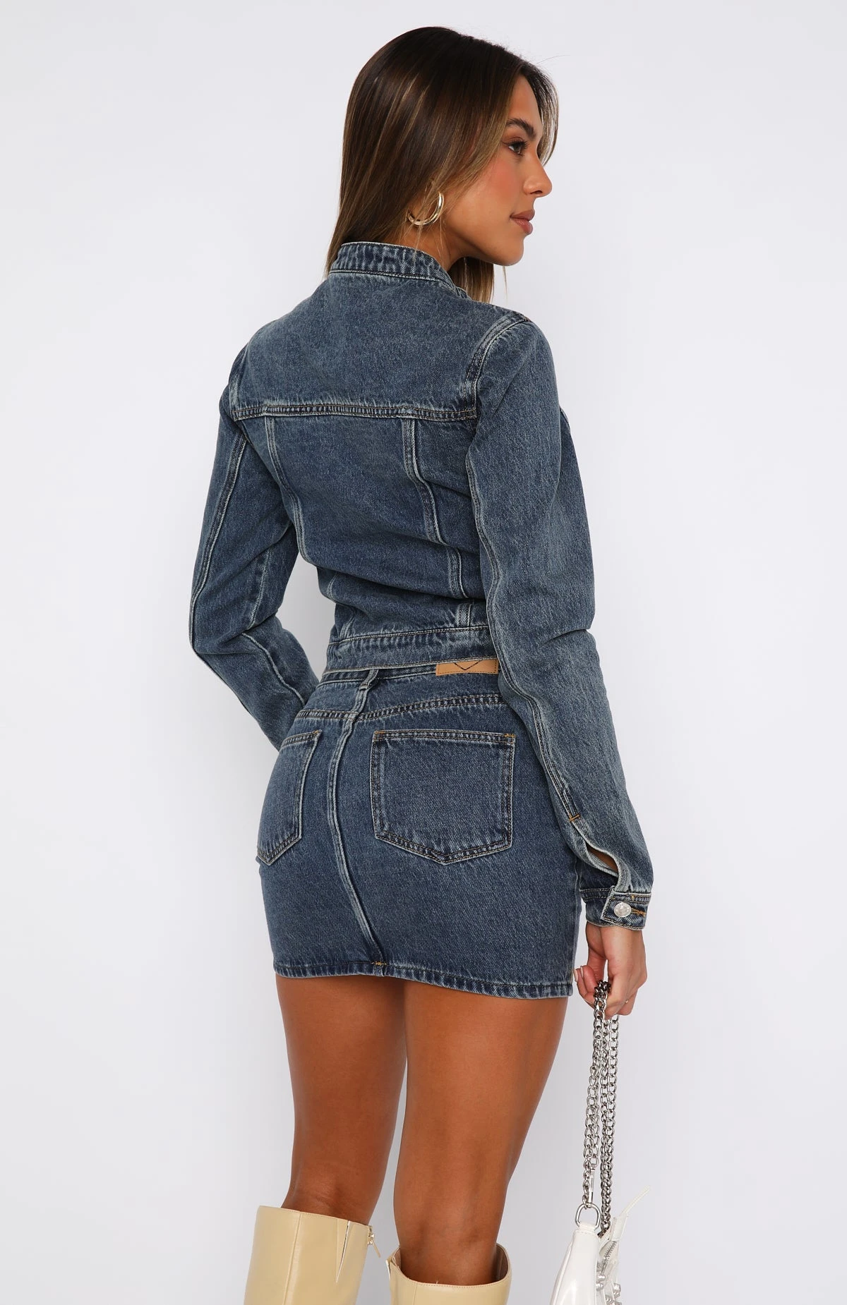 Know You Better Denim Jacket Offshore Blue 4 Know You Better Denim Jacket Offshore Blue - Image 4