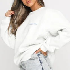 Steal Your Heart Oversized Sweater Grey Marle -Cheap Vog Unique Store 30.07.20 1398