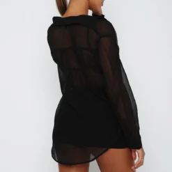 Forget About Me Long Sleeve Shirt Black -Cheap Vog Unique Store 30.3.2314784