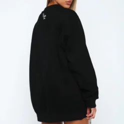 Situationship Oversized Sweater Black -Cheap Vog Unique Store 31.05.2322797