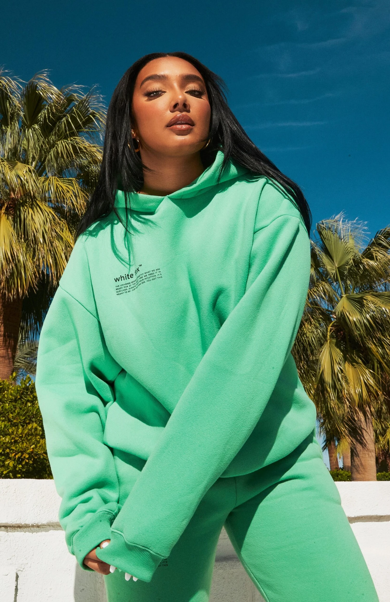 She's A Baddie Hoodie Jolly Green 7 She's A Baddie Hoodie Jolly Green - Image 7