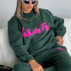 All Time Favourite Oversized Sweater Dark Green