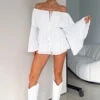 Another Night Playsuit White