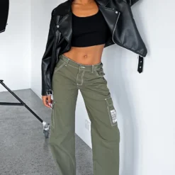 Back On Top Jeans Khaki