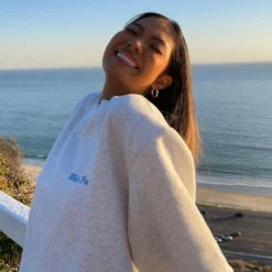 Steal Your Heart Oversized Sweater Grey Marle -Cheap Vog Unique Store Farina