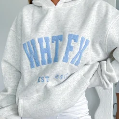 Give It Away Oversized Hoodie Grey Marle