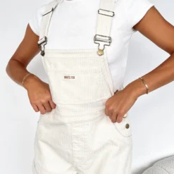 Hard To Keep Up Overalls Cream