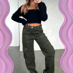 Keep On Moving Pants Khaki -Cheap Vog Unique Store IMG 0724 ec652f75 fd8d 49f8 abb8 3c8c38200351 scaled