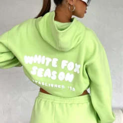 The Main Season Oversized Hoodie Neon Green -Cheap Vog Unique Store IMG 2500 scaled