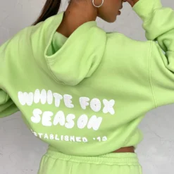 The Main Season Oversized Hoodie Neon Green