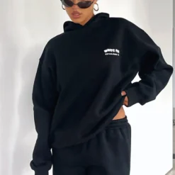 The Main Season Oversized Hoodie Black -Cheap Vog Unique Store IMG 2527 scaled