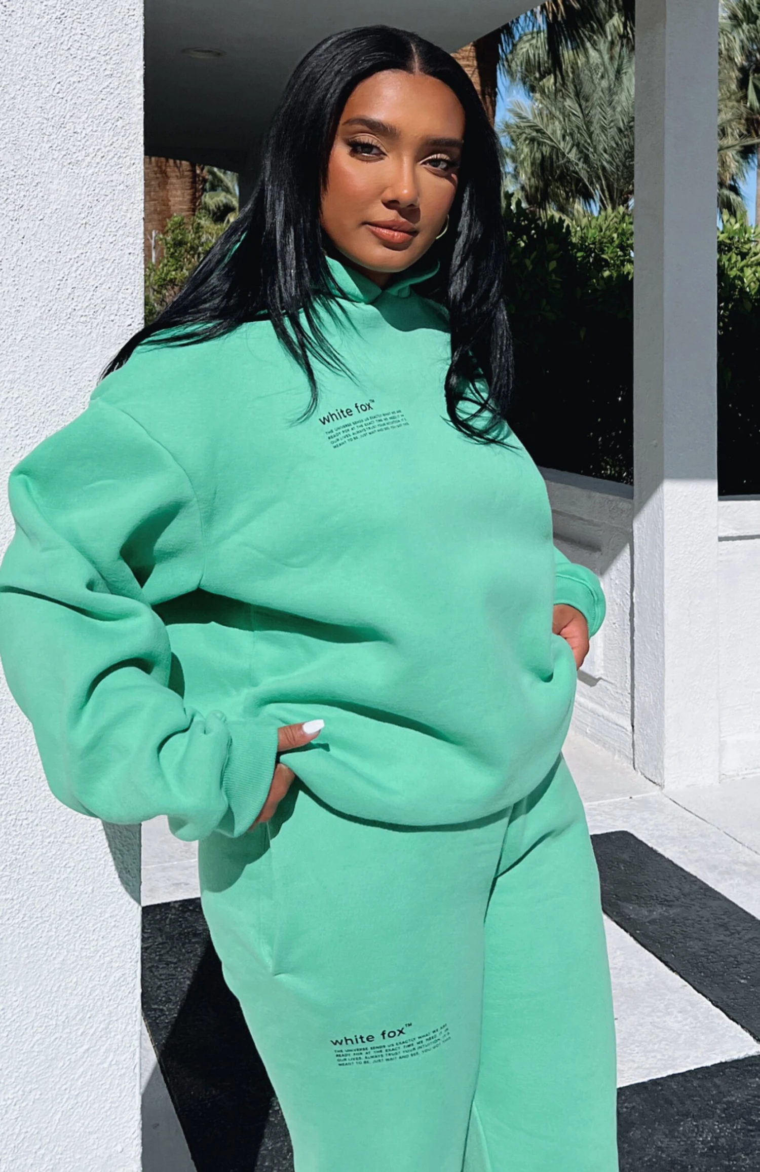 She's A Baddie Hoodie Jolly Green 8 She's A Baddie Hoodie Jolly Green - Image 8