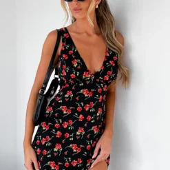 Say My Name Mini Dress Red Poppy -Cheap Vog Unique Store IMG 5829