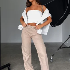 Is There Someone Else Pants Beige