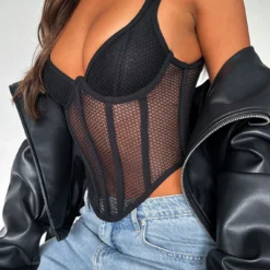 It's My Time Bustier Black