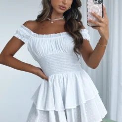 Know What I Want Playsuit White -Cheap Vog Unique Store KNOW WHAT WANT PLAYSUIT100123 04 scaled