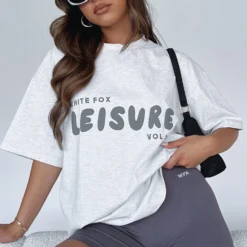Leisure Series Oversized Tee Glacier Grey