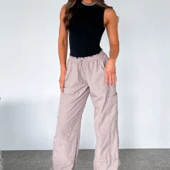 Never Blend In Pants Tan -Cheap Vog Unique Store NEVER BLEND IN CARGO 210922 01