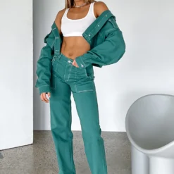 Right Way Pants Forest Green -Cheap Vog Unique Store NEW PERSPECTIVE JACKET RIGHT WAY PANTS 060922 02