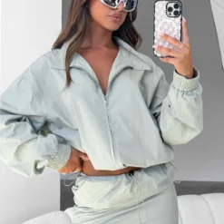 Off Duty Jacket Sage -Cheap Vog Unique Store ON MY MIND SKIRT OFF DUTY JACKET 17.01.23 04