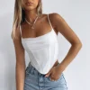 Out Of Focus Bustier White