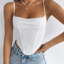 Out Of Focus Bustier White -Cheap Vog Unique Store OUT OF FOCUS BUSTIER WHITE 110122 03 scaled