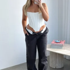 Don't Mess Around Pants Charcoal