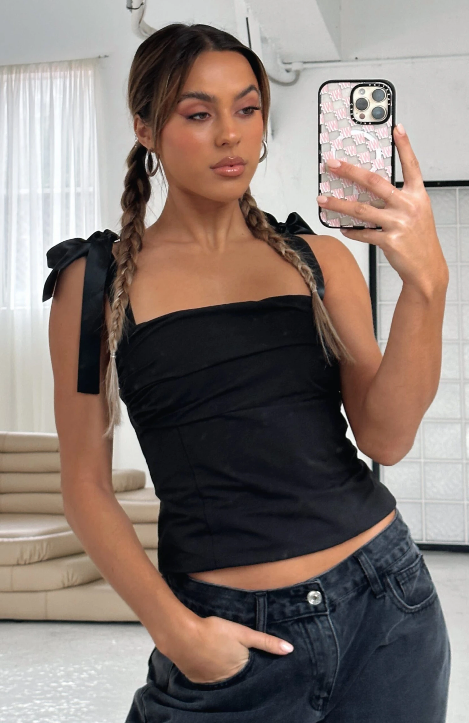 Queen Bee Top Black 5 Queen Bee Top Black - Image 5