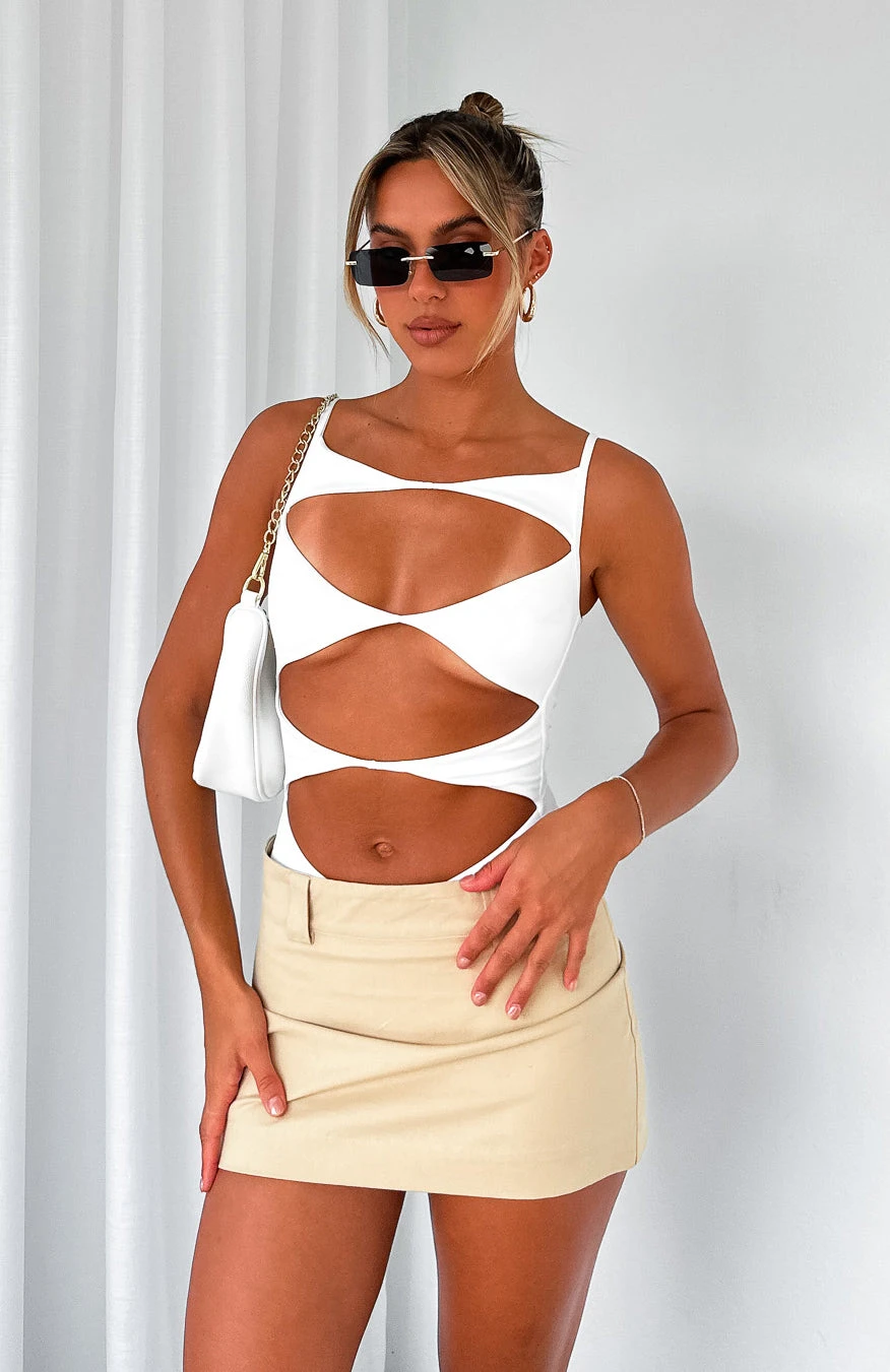 Never Sleep Bodysuit White 8 Never Sleep Bodysuit White - Image 8