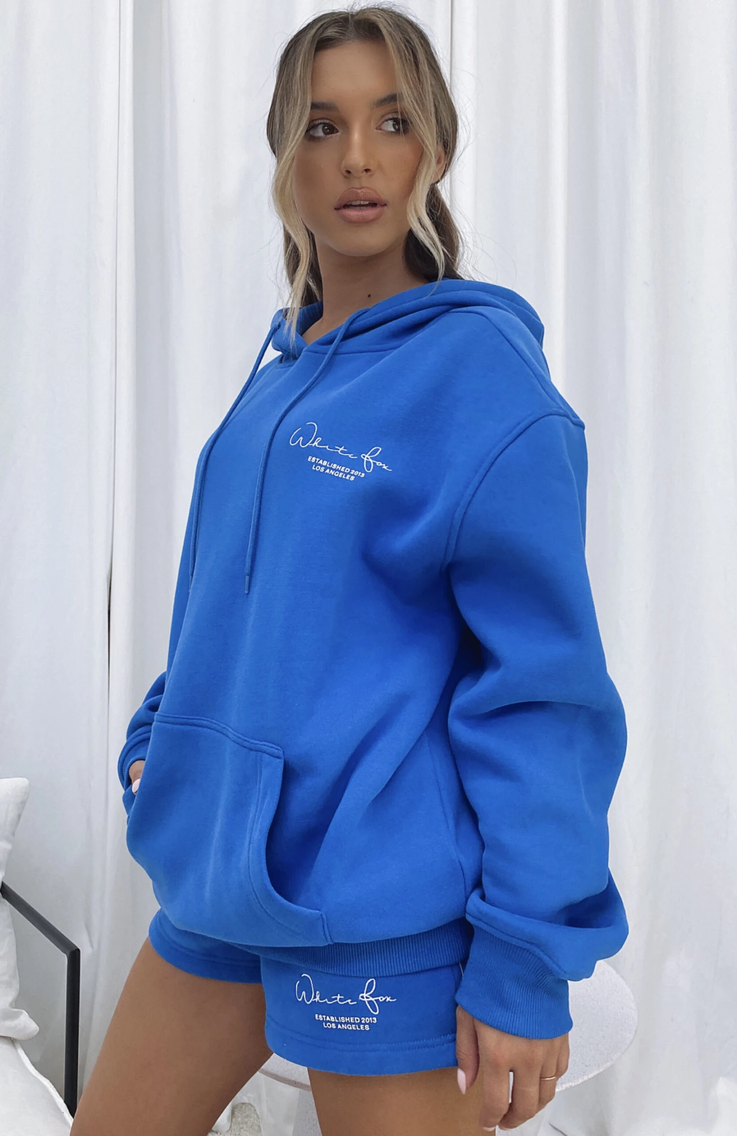 Set The Standard Hoodie Electric Blue - Image 6