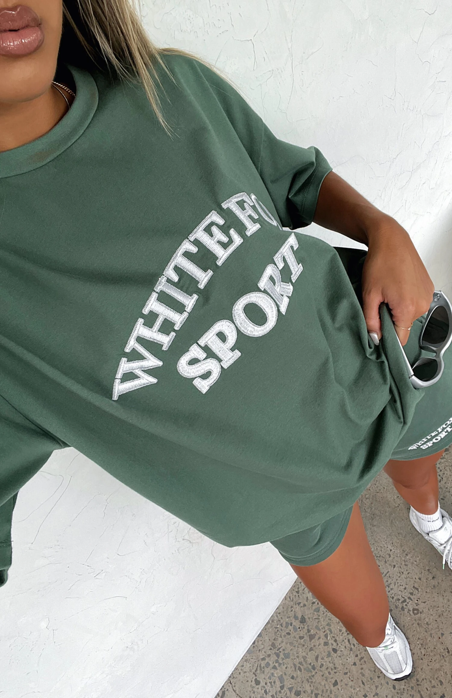 Sports Edition Oversized Tee Dusty Olive 1 Sports Edition Oversized Tee Dusty Olive