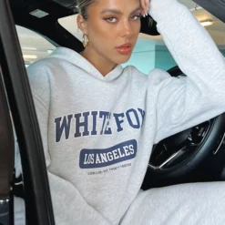 Varsity Vibe Hoodie Grey Marle -Cheap Vog Unique Store VARSITY VIBE HOODIE VARSITY VIBE SWEATPANTS 17.05.22 05 scaled