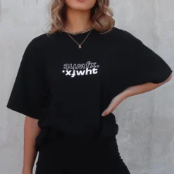 Catching Feelings Tee Black -Cheap Vog Unique Store dekotaRealGamesBikeShorts CatchingFeelingsTee 2