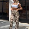 Out To Play Pants Beige Camo