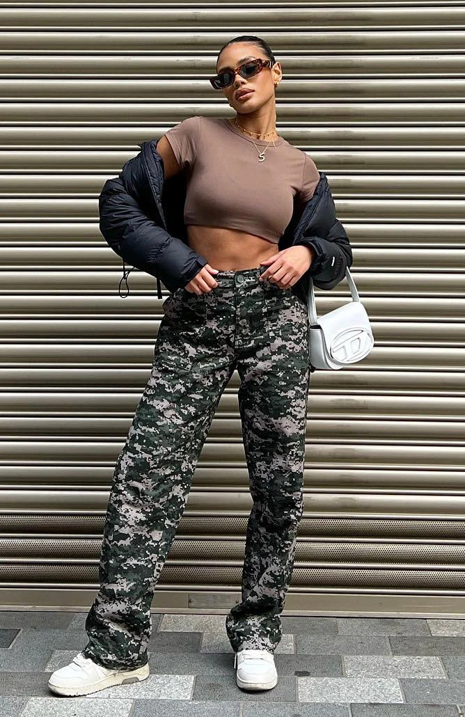 Out To Play Pants Khaki Digital Print 9 Out To Play Pants Khaki Digital Print - Image 9