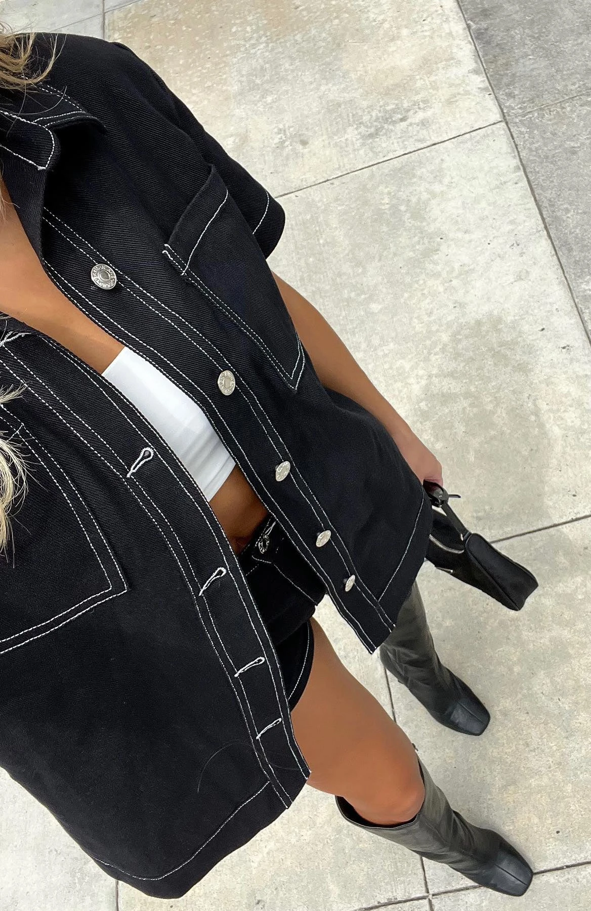 Last Call Denim Shirt Black 1 Last Call Denim Shirt Black